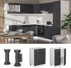 Küchenunterschrank Vicco R-Line Schwarz Beton 60 cm ohne Produktbild-Vorschau 3