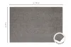 A rectangular gray mat is shown on a white background with dimensions indicated. Anteprima dell’immagine prodotto