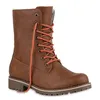Mytrendshoe Stivaletti allacciati Donna Stivali Stivali con Anteprima dell’immagine prodotto 1