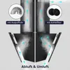 Diagram illustrating the two modes of operation for a range hood: exhaust (Abluft) and recirculation (Umluft). Voir les images du produit