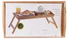 Bambus Betttablett mit Füßen - 50 x 30 cm - Holz Servier Produktbild-Vorschau 1