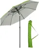 Outsunny Sonnenschirm, Ø185 cm Strandschirm mit UV-Schutz, Produktbild-Vorschau 1