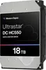 A studio shot of a Western Digital Ultrastar DC HC550 18TB data center hard drive. Produktbild-Vorschau