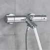 Badewannenarmatur mit Thermostat Duschset Badarmatur Produktbild-Vorschau 1
