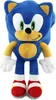 A plush toy of Sonic the Hedgehog standing upright against a white background. Produktbild-Vorschau