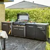 COZZE G-800 COMBO Plancha Grill 3 Brenner Gasgrill mit Produktbild-Vorschau 6
