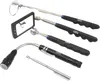 A collection of inspection tools, including mirrors and lights, arranged on a white background. Produktbild-Vorschau
