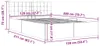 vidaXL Stauraumbett Hydraulisch Hellgrau Stoff 120×200 cm Produktbild-Vorschau 7