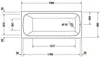Duravit Collection One Badewanne, Einbau, 1800x800x480mm, Produktbild-Vorschau 1