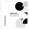 Cornice FRAMAI® 40x40 cm in MDF bianco, ecologica, con Anteprima dell’immagine prodotto 1