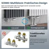 Sada SONNI Multiblock: Připojovací armatura pro radiátory s Náhled obrázku produktu 6