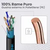 Extralink Cavo di Rete CAT5E FTP F/UTP V2 per Esterni 305 m Anteprima dell’immagine prodotto 4