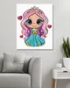 Zuty - Malen nach Zahlen - MÄDCHEN PRINZESSIN MIT HERZEN, Produktbild-Vorschau 2