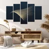 Bild auf Leinwand - Leinwandbild - 5 Teile - Golden Borsten Produktbild-Vorschau 7