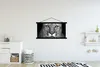 MuchoWow® Textilposter Panther - Wildlife - Schwarz - Weiß Produktbild-Vorschau 2