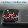 Kamera Linsenschutz Glas Set mit Schmucksteinen für Apple Produktbild-Vorschau 8