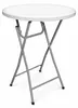 Klappbarer Stehtisch Ø 80 cm, Höhe 110 cm – weiße Produktbild-Vorschau 1