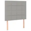 vidaXL Cadre de lit sans matelas gris clair 90x200 cm Tissu Voir les images du produit 8