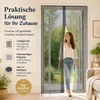 Fliegengitter Tür 2er Set 60 x 210 cm Anthrazit inkl. Produktbild-Vorschau 7