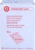 The image shows the front of a product box for sterile wound dressings. Produktbild-Vorschau