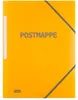 Eckspannermappe 'Postmappe' A4+ PP transluzent gelb Produktbild-Vorschau 1