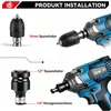 Akku-Schlagschrauber 1200 N.M,1/2" Vierkantanschluss, 4 Produktbild-Vorschau 2