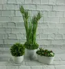 Keramischer Blumentopf weiße Kugel 15x12cm dekorativ Produktbild-Vorschau 4