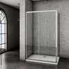 90X120cm Duschkabine Eckeinstieg Schiebetür Duschabtrennung Produktbild-Vorschau 1