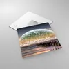 Bilder auf glas - Abstraktion Planet Erde Globus - 30x30cm Produktbild-Vorschau 2
