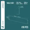 VOUNOT® 10er Set verzinkt Metall Rasenkante Beeteinfassung Produktbild-Vorschau 3