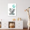 Leinwand Bilder 40x60 cm - Kinder Ballon - Elefant - Produktbild-Vorschau 3