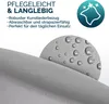 Close-up view of a gray material with water droplets and text overlay. Anteprima dell’immagine prodotto