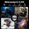Herren Militär Smartwatch mit Telefonfunktion, Smartwatch Produktbild-Vorschau 4