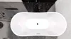 Freistehende Badewanne 170x80 Acryl mit Ablaufgarnitur Produktbild-Vorschau 7