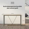 IvoQ Industriële Sidetable - Consoletafel Hout & Metaal - Productafbeelding-voorbeeld 2