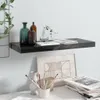 vidaXL Scaffale sospeso nero lucido 60x23,5x3,8 cm MDF Anteprima dell’immagine prodotto 17