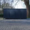 4 Mülltonnenboxen Modell No.7 Anthrazit komplett RAL7016 Produktbild-Vorschau 2