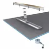 Receveur de douche à carreler 140x80 cm avec bonde Voir les images du produit 7