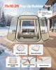 VEVOR Pop-up-Bubble-Zelt, 336x305x220 cm, transparentes Produktbild-Vorschau 2