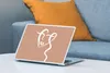 MuchoWow® Laptop Aufkleber Sticker Cover Frau - Gesicht - Produktbild-Vorschau 4