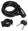 Trizand 27614 Fahrradschloss 150 cm, 12 mm, Stahl, schwarz Produktbild-Vorschau 1