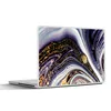 MuchoWow® Laptop Aufkleber Sticker Cover Marmor - Lila - Produktbild-Vorschau 1
