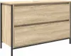 A product image of a bathroom vanity with two drawers, set against a white background. Voir les images du produit