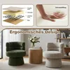 Duhome Drehsessel Modern Loungesessel aus Chenille Produktbild-Vorschau 4