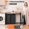 Roxlin wasmand met 3 compartimenten, 120 liter – Productafbeelding-voorbeeld 6