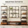 SUGIFT Metallregal mit 9 Fächern, Wandregal Industrial, Produktbild-Vorschau 7
