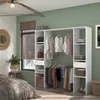 Ankleidezimmer mit Vorhang - Weiß - L 198 x T 40 x H 203 cm Produktbild-Vorschau 9