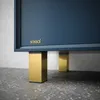 8er Set sossai® moderne Möbelfüße in Gold 120mm Produktbild-Vorschau 3