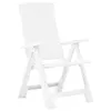 vidaXL Chaises de jardin réglables 2 pcs. Plastique blanc Voir les images du produit 9