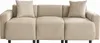 A studio shot of a beige sofa. Anteprima dell’immagine prodotto